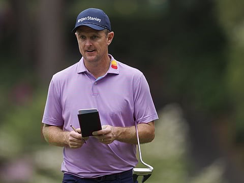 Justin Rose is already preparing for the Masters Tournament