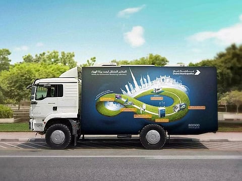 File photo of the Mobile Air Environement Monitoring Laboratory in Dubai
