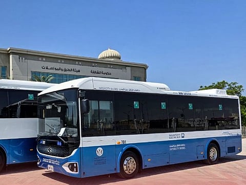 Ten inter-city electric buses have been launched by Sharjah.