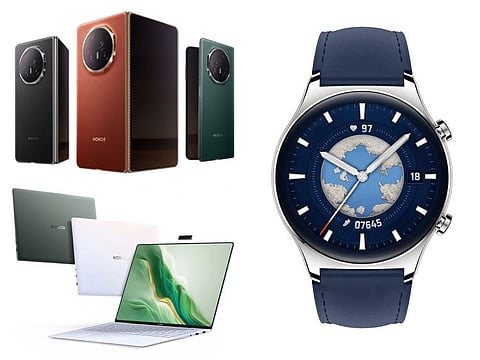Take your pick of the latest tech from Honor - from smartphones to laptops and smartwatches.