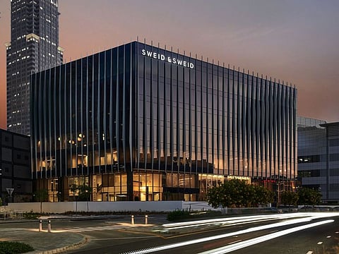 The 6 Falak office building in Dubai Internet City, which has now been bought by Aldar.