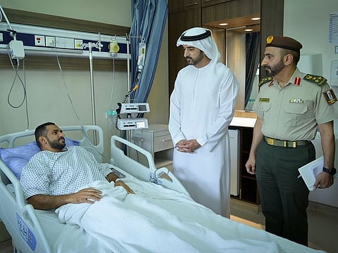 Sheikh Hamdan bin Mohammed bin Rashid Al Maktoum, Crown Prince of Dubai, Deputy Prime Minister and Minister of Defence of the UAE, wished them a speedy recovery