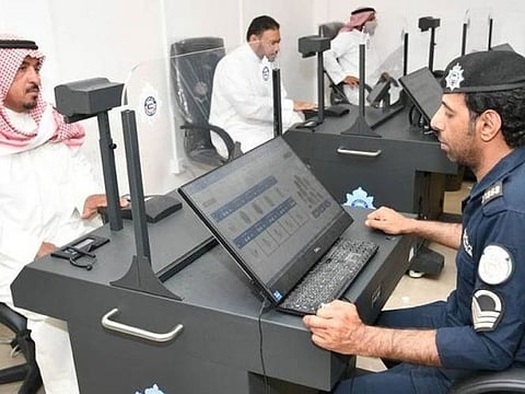 Kuwaitis undergo biometric fingerprinting. During a recent security campaign in Khaitan, Sheikh Fahad emphasised that legal action will be taken against those who violate the new visa rules.