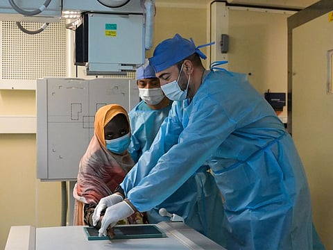 Emirates Red Crescent's field hospital in Chad