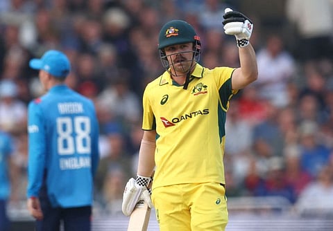 Australia's Travis Head and Matthew Short made a blistering start to the chase with an opening stand of 78.