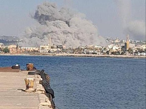 The Israeli military struck several Houthi militant targets in Yemen on Sunday.