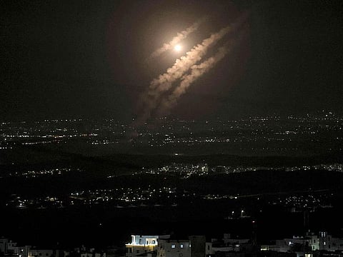 Sirens sounded across Israel after Iran unleashed the missiles - most of which were intercepted by Israeli air defences or by allied air forces before they reached Israel.