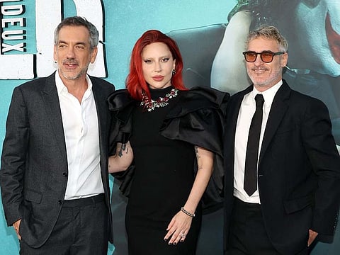 The team behind 'Joker: Folie à Deux' : Todd Phillips, Lady Gaga and Joaquin Phoenix