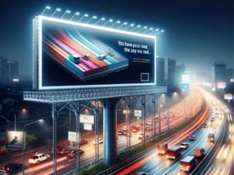 Illustrative image. According to the new standards, billboards must be placed in safe locations that do not obstruct traffic or endanger road users.