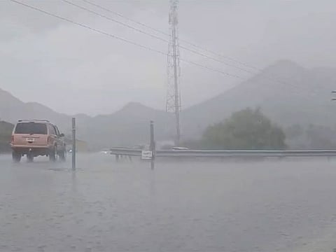 Rainy weather and strong winds are expected across the UAE until Wednesday, October 9.
