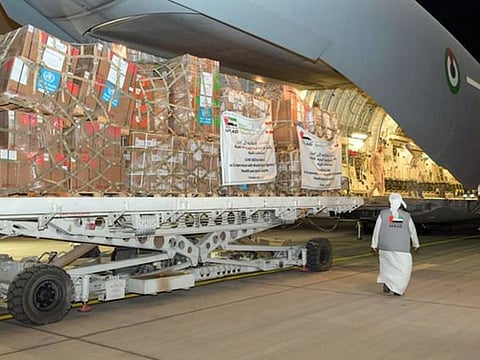 The flights have so far carried medical, relief, food supplies, and shelter equipment to Lebanon