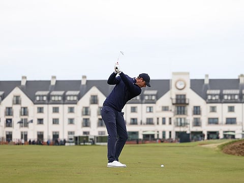 Colsaerts in action at the Alfred Dunhill Links Championship