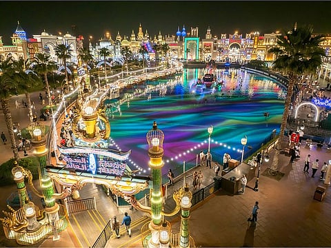 File photo of Floating Market at Global Village