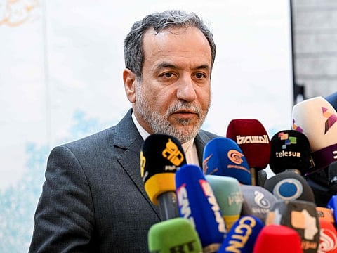 Iranian Foreign Minister Abbas Araghchi said indirect talks over Tehran’s nuclear programme using a European channel involving the UK, Germany and France are ongoing.