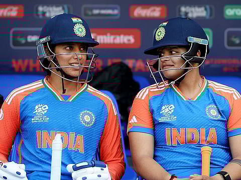 Indian openers Smriti Mandhana (left) and Shafali Verma .