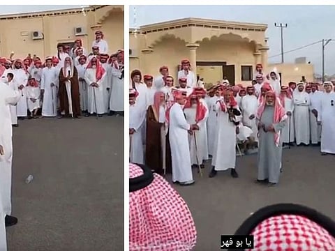Mohammed bin Shagah, announced his gesture at a gathering in the Besha governorate in Asir in south-western Saudi Arabia.