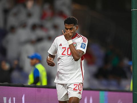 Yahya Al Ghassani opened the scoring for the UAE
