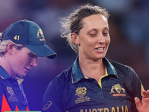 Australian spinner Ashleigh Gardner produced a match-winning four-wicket haul against Pakistan to take defending champions closer to the last four spot.