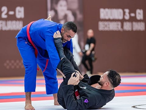 The athletes will be eager to clinch as many points as possible before the final round of the Khaled Bin Mohamed Bin Zayed Jiu-Jitsu Championship.