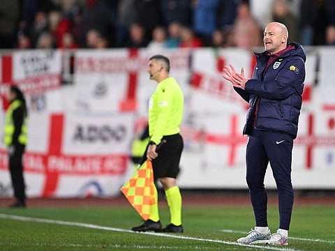 Lee Carsley has three wins and one loss as England's interim manager