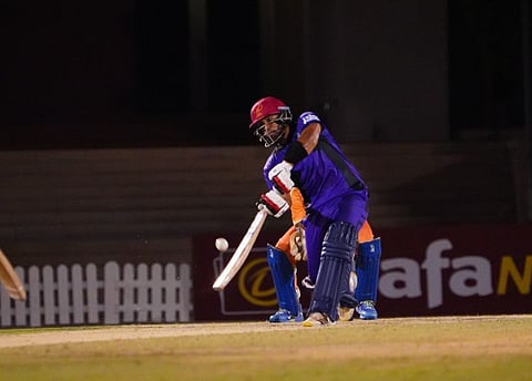 Alishan Sharafu’s scored a scintillating unbeaten 112 to reach the target of 119 for 2 in 15.2 overs.