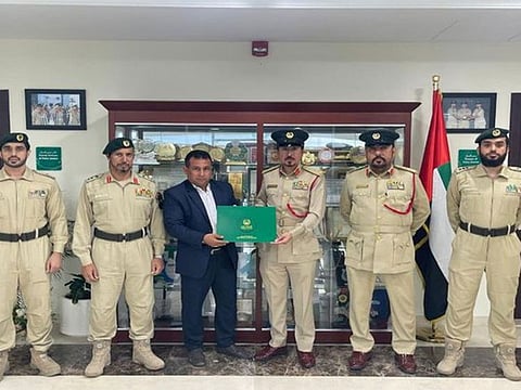 Dubai Police honours Egyptian resident for returning valuables worth Dh1 million