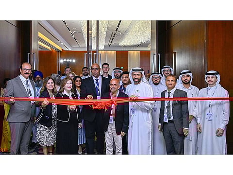 Sawsan Jafar, Founding Member and Chair of Friends of Cancer Patients, Dr M.R. Rajagopal, and other dignitaries at the inauguration