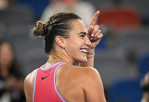 Belarus's Aryna Sabalenka has lost just one match since mid-August in a run which included her success at Flushing Meadows and her next tournament could be the WTA Finals in Saudi Arabia on November 2-9.