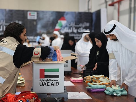 Tuesday witnessed the return of thousands of community members to pack more relief supplies for a second time at ADNEC