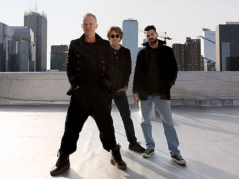Sting will perform along with Dominic Miller on guitar and Chris Maas on drums in Abu Dhabi in 2025