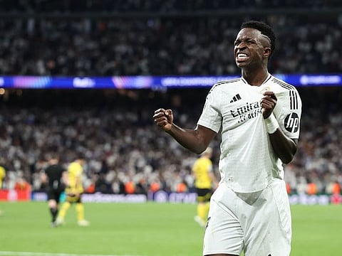 Vinicius Junior bagged three of Madrid's five goals