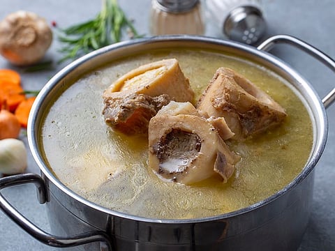 The concept is that consuming collagen from bone broth may help replenish the body’s collagen levels, promoting joint health and potentially easing discomfort linked to conditions like osteoarthritis.