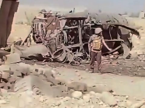 Four police officers were killed alongside two members of a state paramilitary force and two civilians in the attack near the border with Afghanistan.