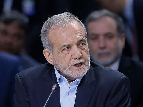 Iranian President Masoud Pezeshkian.