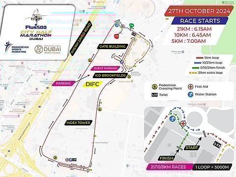 The course will be well-marked and traffic-free, with support from Dubai Police and RTA.
