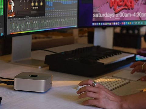 The new models are less than half the size of the previous Mac mini design - introduced in 2010 by then Chief Executive Officer Steve Jobs.