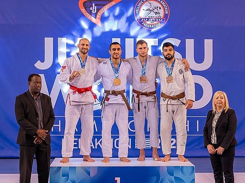 UAE athletes showcased their skills in the jiu-jitsu World Championship by retaining the adult category title for fifth successive time.