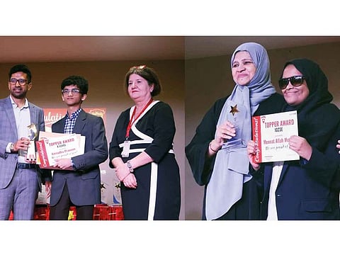 Anirudha Praveen and Mennat Allah, students of The Oxford School