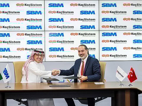 Essam Alshiha, CEO of Saudi Business Machines; Mehmet Ali Akarca, General Manager of KoçSistem and Vice Chairman of the Board of KoçDigital