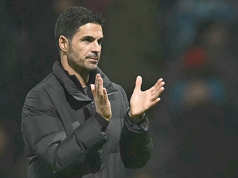 Arsenal's manager Mikel Arteta