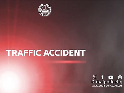 Dubai Police took to X to alert drivers of the traffic accident that occurred on Al Ittihad Road heading towards Sharjah.
