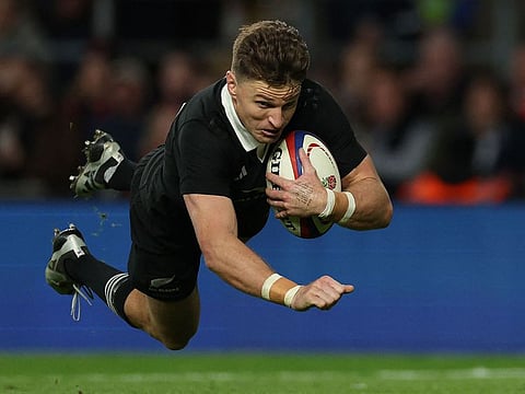 New Zealand's fly-half Beauden Barrett.
