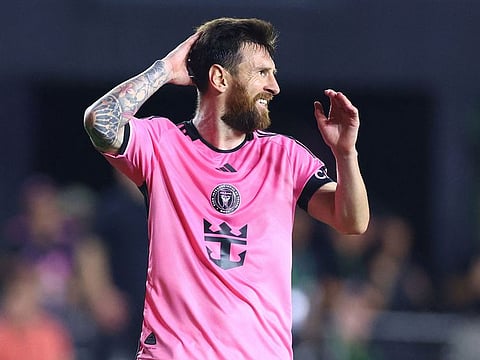 Lionel Messi #10 of Inter Miami.