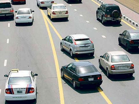 File photo of violators crossing the yellow line, used for illustrative purpose only