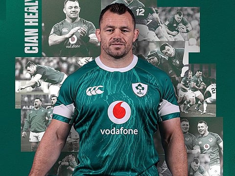 Veteran Irish prop Cian Healy made his Test debut in 2009.
