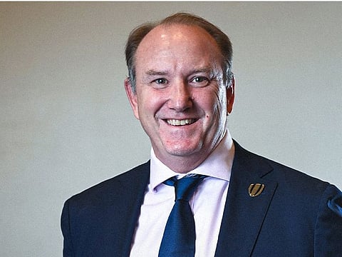 Brett Robinson succeeds England’s Bill Beaumont who steps down after eight years.