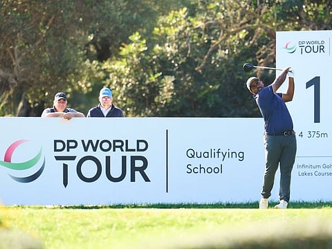 Rayhan Thomas in action at Q School