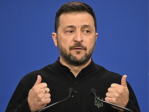 Ukraine's President Volodymyr Zelensky.