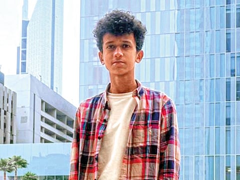 Ahmed Abdulla Mafaz, a 15-year-old school student, who died after drowning off Mamzar Beach in Dubai on Friday.