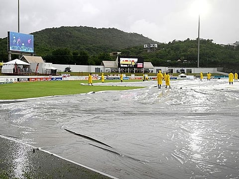 The fifth T20I has been abandoned due to heavy rain on Sunday.